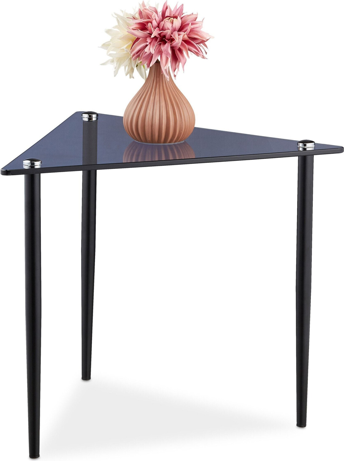Relaxdays Coffee table + side table 50x50x41 cm gray