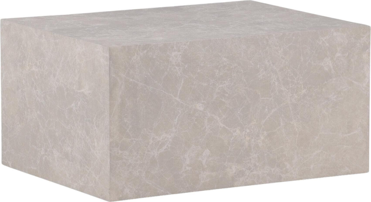 Venture Design Coffee table + side table York 60x80 cm beige-white