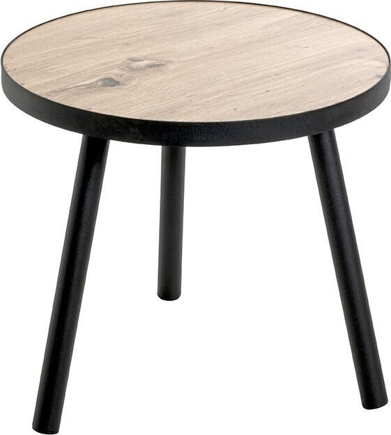 HAKU Coffee table + side table Mendelsohnweg Ø40x37 cm brown
