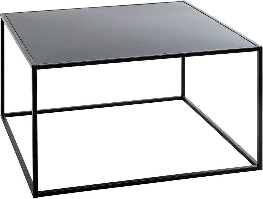 HAKU Coffee table + side table 70x70x40 cm black