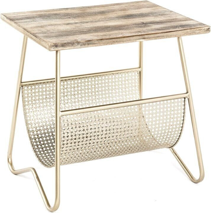 HAKU Coffee table + side table 50x40x51 cm wood colored