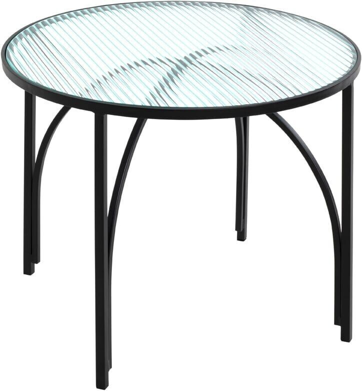 HAKU Coffee table + side table 50x50x40 cm wood colored