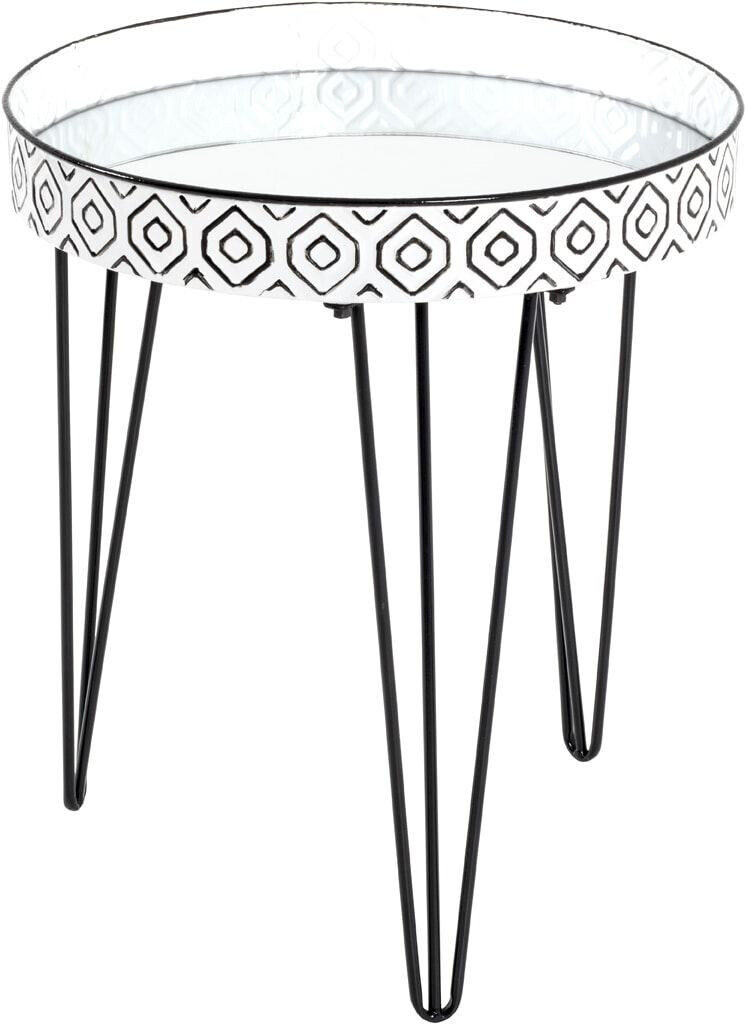HAKU Coffee table + side table 45x45x53 cm black