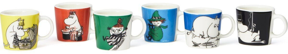 Arabia Moomin mini cup classic 1 pack of 6 multi
