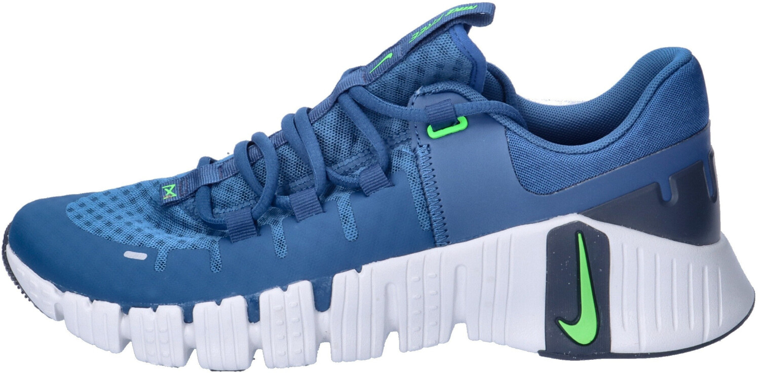 Nike Free Metcon 5 (DV3949) court blue/thunder blue/platinum tint/green strike