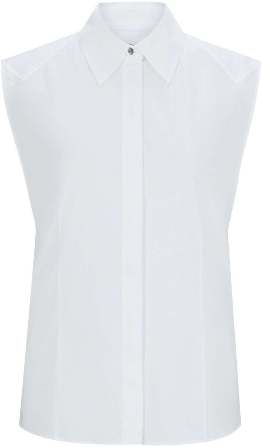 Hugo Boss Sleeveless blouse in stretch cotton canvas (50521399) white