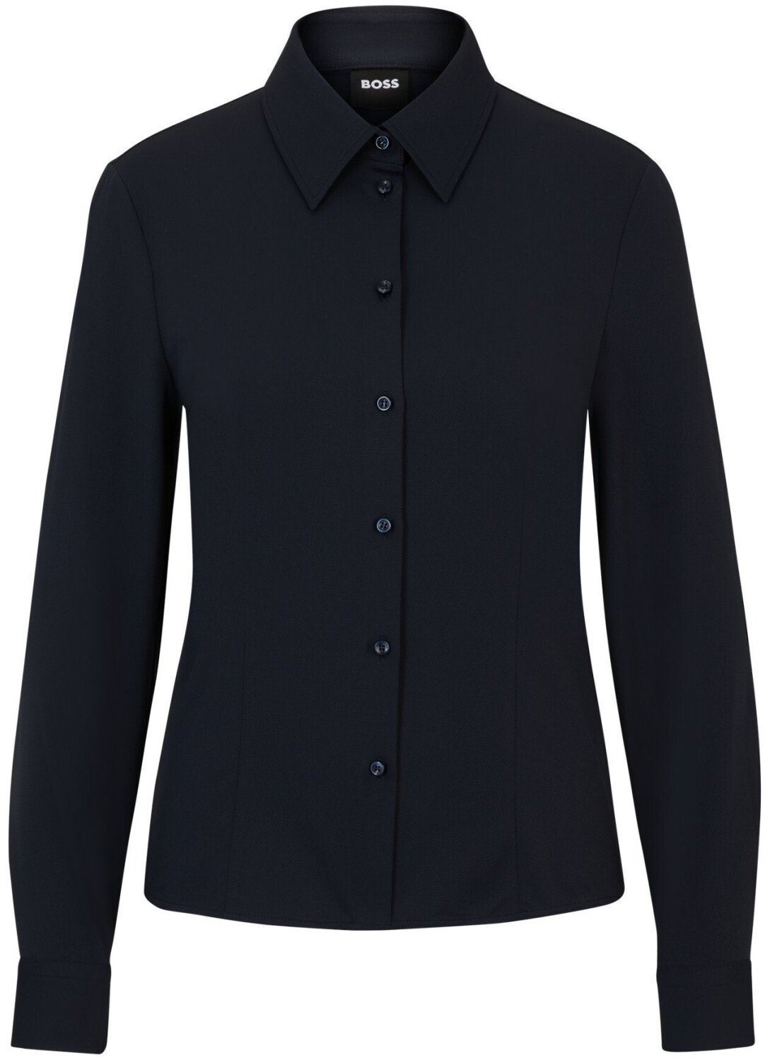 Hugo Boss Extra slim-fit blouse made from Italian performance stretch fabric (50518181) blue