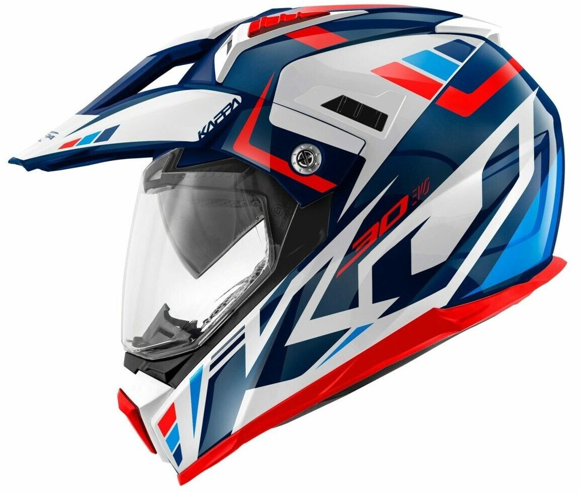 Kappa KV-30 Evo Grayer glossy white/blue/red
