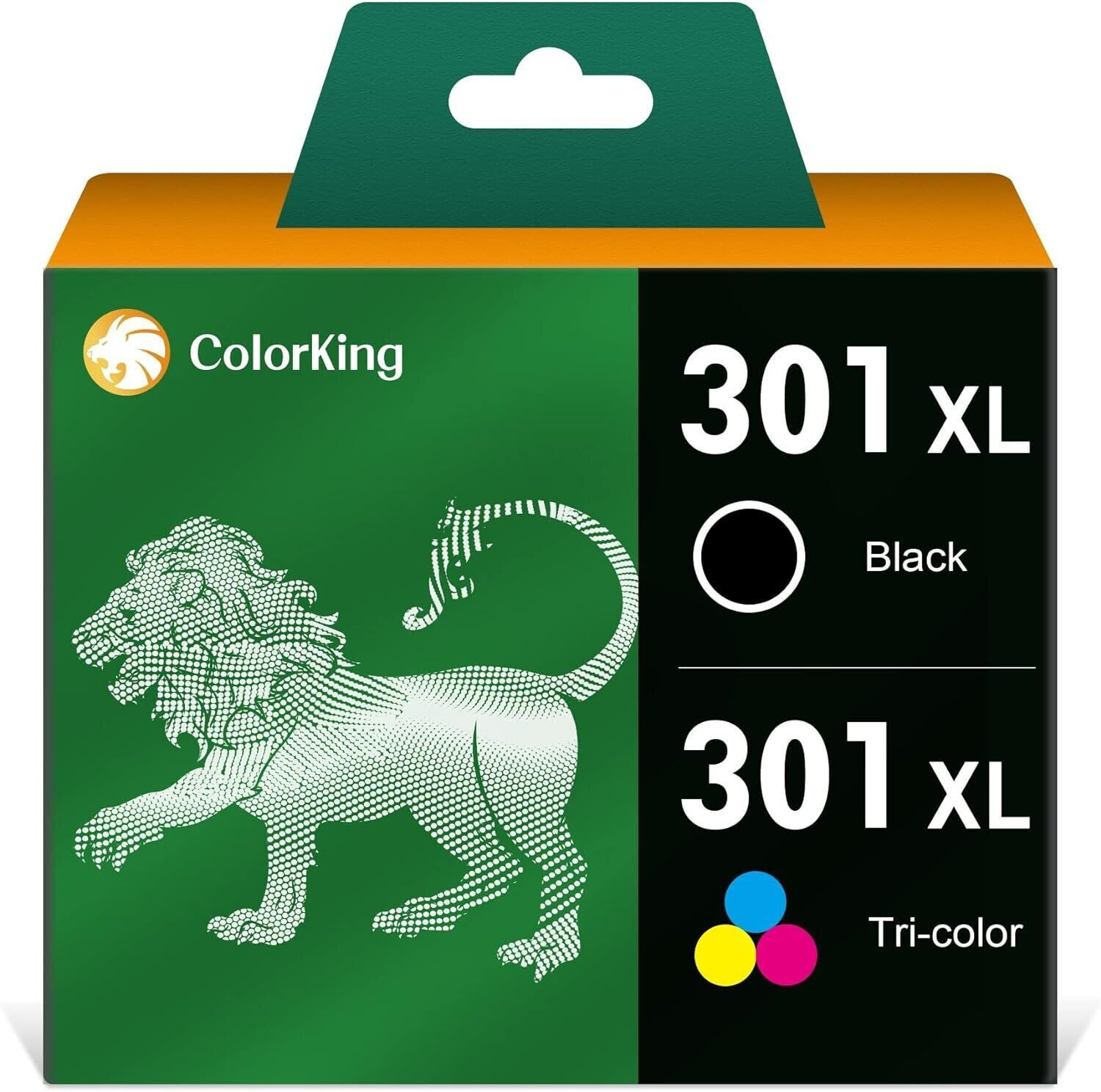 ColorKing Ink for HP 301XL Black + Color