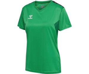 T-Shirt Hummel Recycled - Col Roulé - Manches Courtes - Bande Chevron Épaules - Matière Respirante Beecool