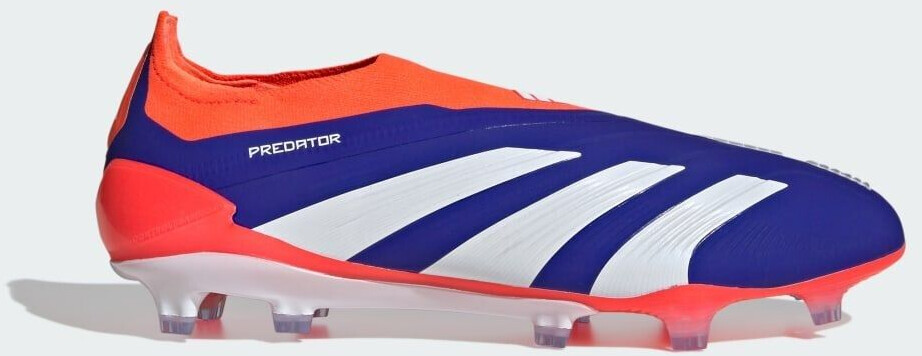 Image of Adidas Predator Elite Laceless FG (IF6447) lucid blue/cloud white/solar red