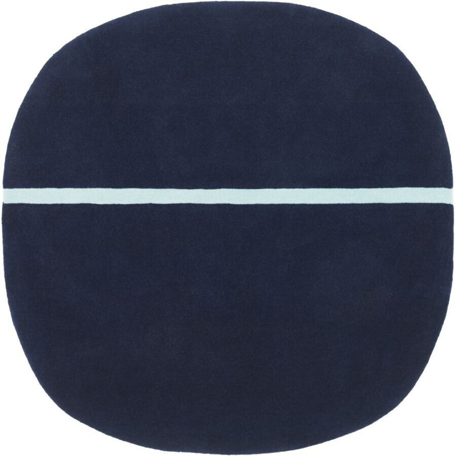 Normann Copenhagen Oona carpet blue 140x140 cm (602537)