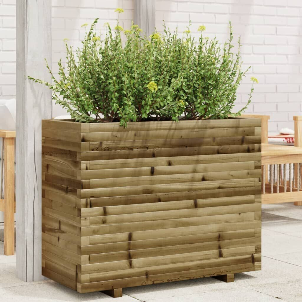 vidaXL Planter 90x40x72cm pine wood impregnated