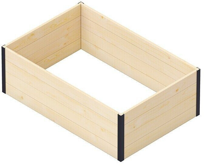 Upyard Raised bed Gardenbox I-Box 120x80x40cm Wood