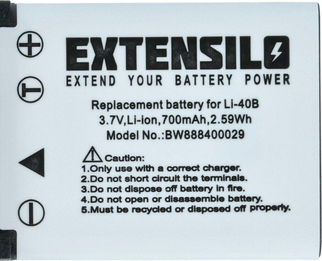 2 Batterie Li-Ion + Caricatore USB Doppio Per Fujifilm Instax Mini 90, SP-300 E Nikon