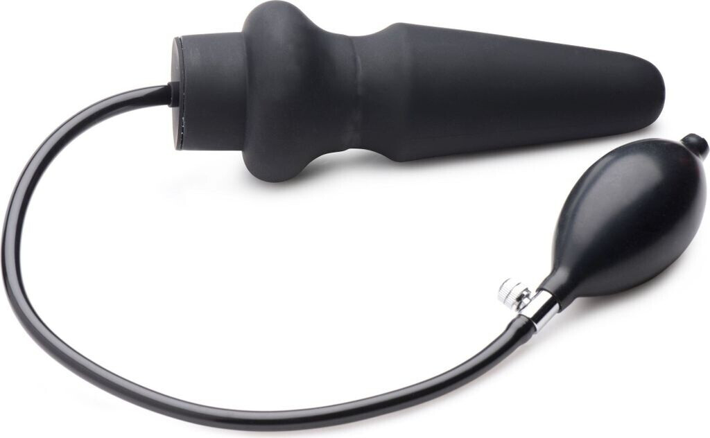 XR Brands Master Series Ass-Pand Large Inflatable Silicone Anal Plug black