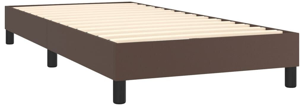 vidaXL Cadre de Lit Simili Cuir 90 x 190 cm marron (3120673)