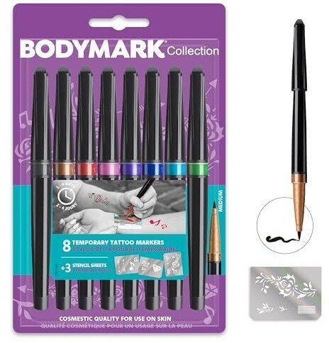BIC Temporary Tattoo Markers BodyMark (8 pcs)