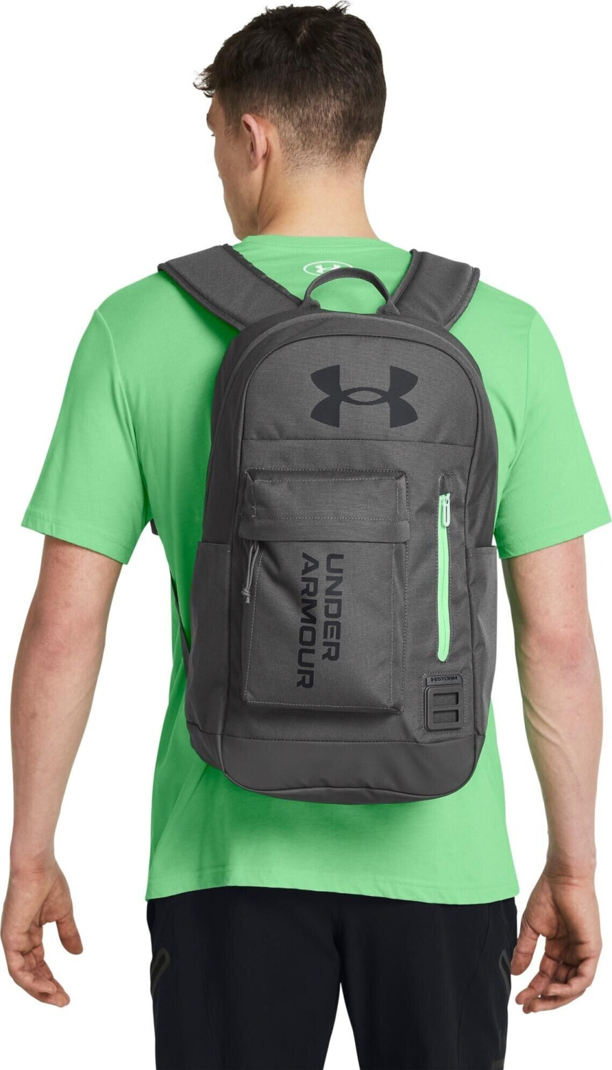 Under armour backpack green on sale