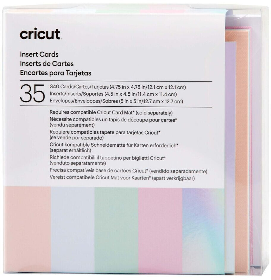 Cricut Insert Cards Princess S40 Kartenset Tulpenblau Puder (2009472)