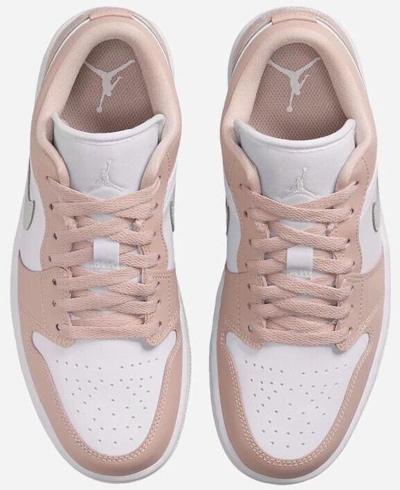 White and beige jordans on sale