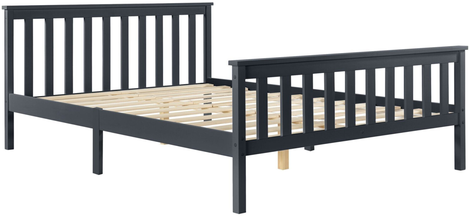 en.casa Breda 160x200 cm dark gray