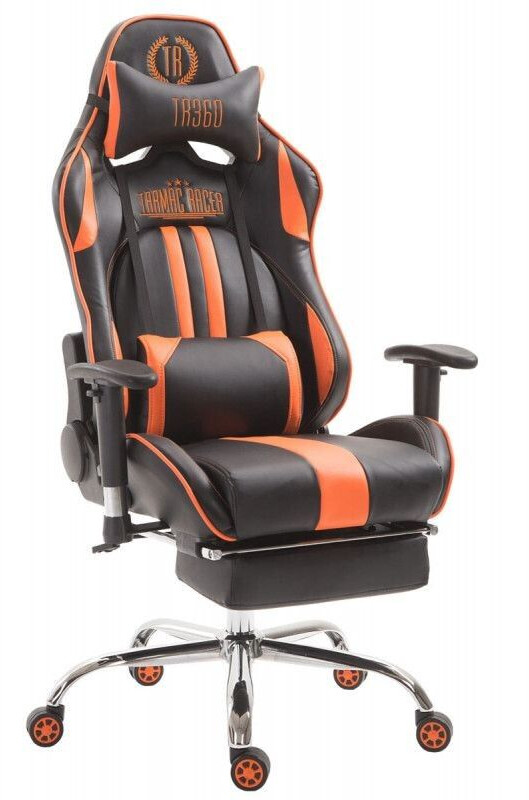 CLP Limit XL Leatherette with Footrest Black/Orange