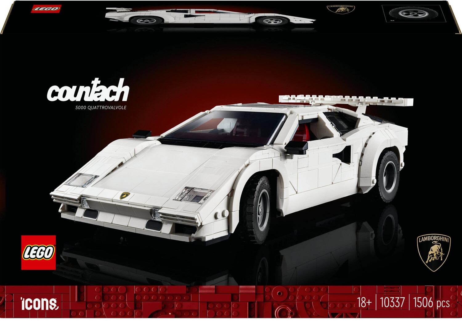 LEGO Icons - Lamborghini Countach 5000 Quattrovalvole (10337)