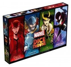 Dice Throne Marvel - Scarlet Witch, Thor, Loki, Spider-Man Miles Morales
