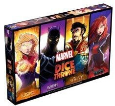 Dice Throne Marvel - Captain Marvel, Black Panther, Dr Strange, Black Widow