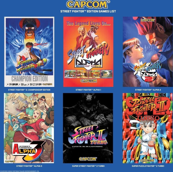Blaze Evercade Alpha Street Fighter, Bild 7
