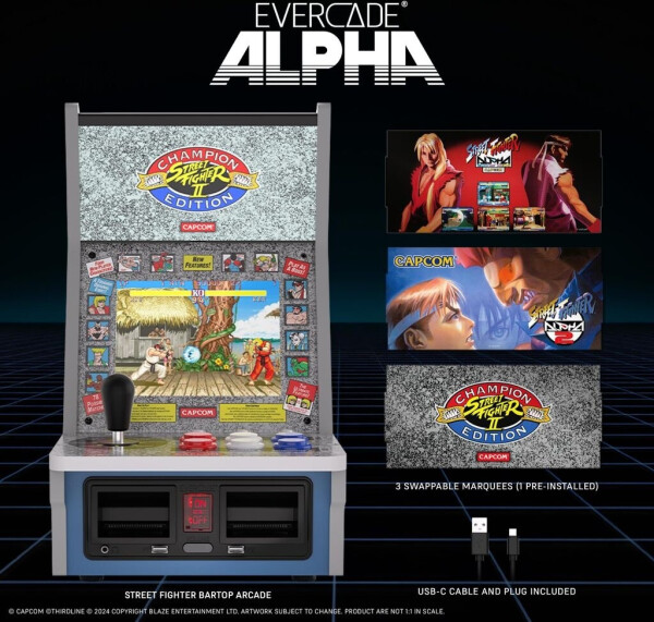 Blaze Evercade Alpha Street Fighter, Bild 8