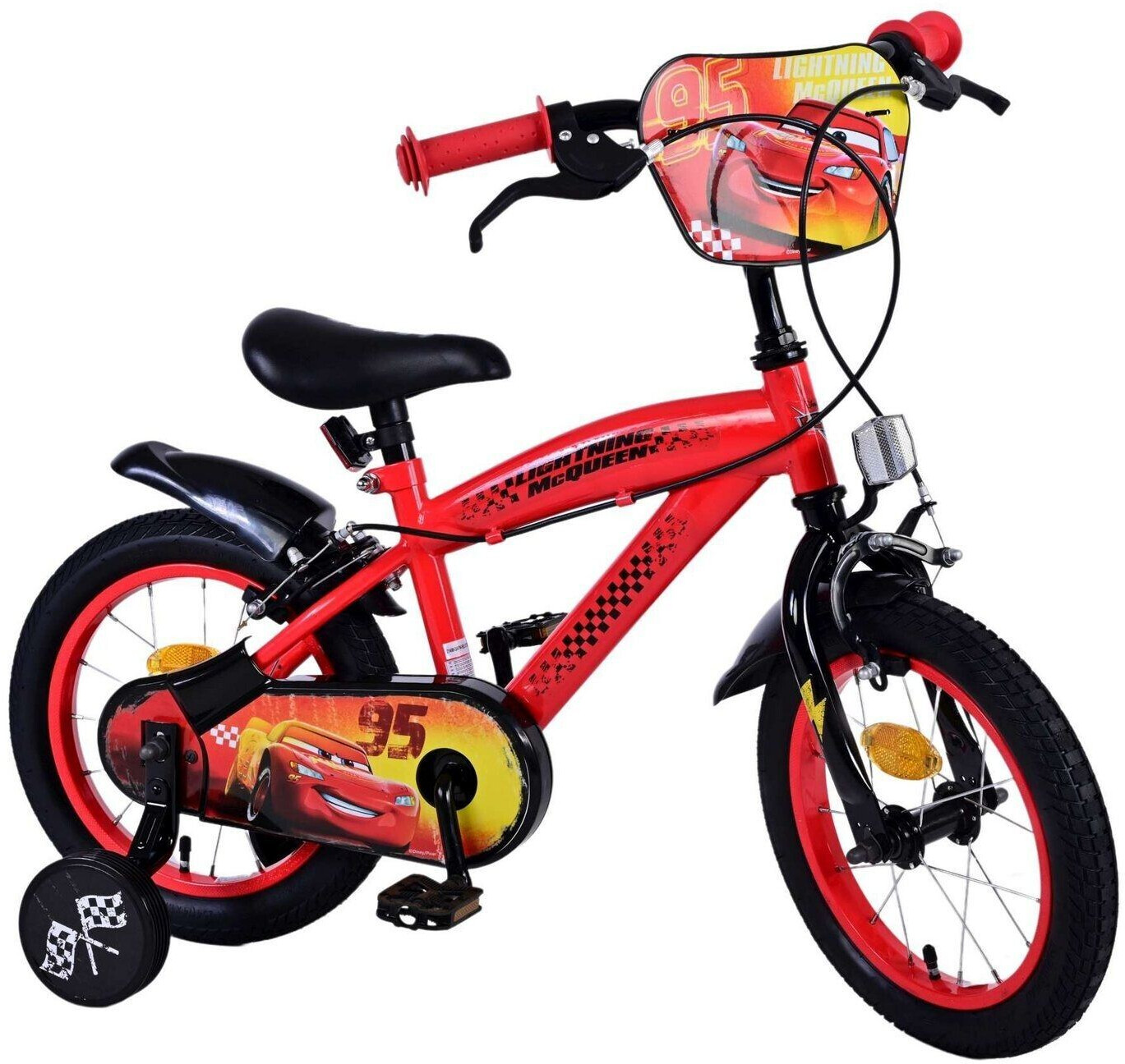 Volare Disney Cars Jungen 14 Zoll Rot
