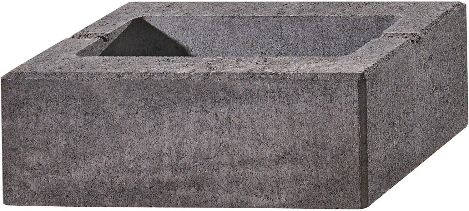 KANN Mauerstein Lindeza 40 x 20 x 15 cm vulkananthrazit ab 7,99