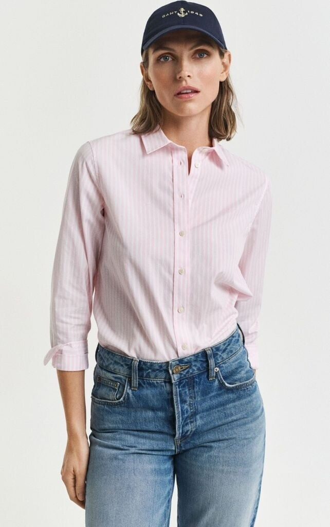 GANT Regular Fit Popeline Bluse mit Streifen (4300214) light pink ab 51 ...
