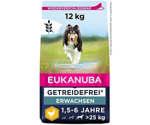 Eukanuba Adult Hundefutter Für Gewichtskontrolle Large Breed – Huhn, 12 Kg Sack