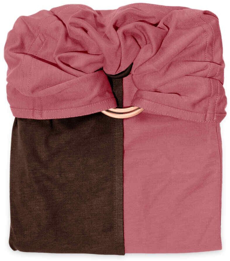 Je Porte Mon Bébé Petite écharpe sans noeud Rosé/Pécan