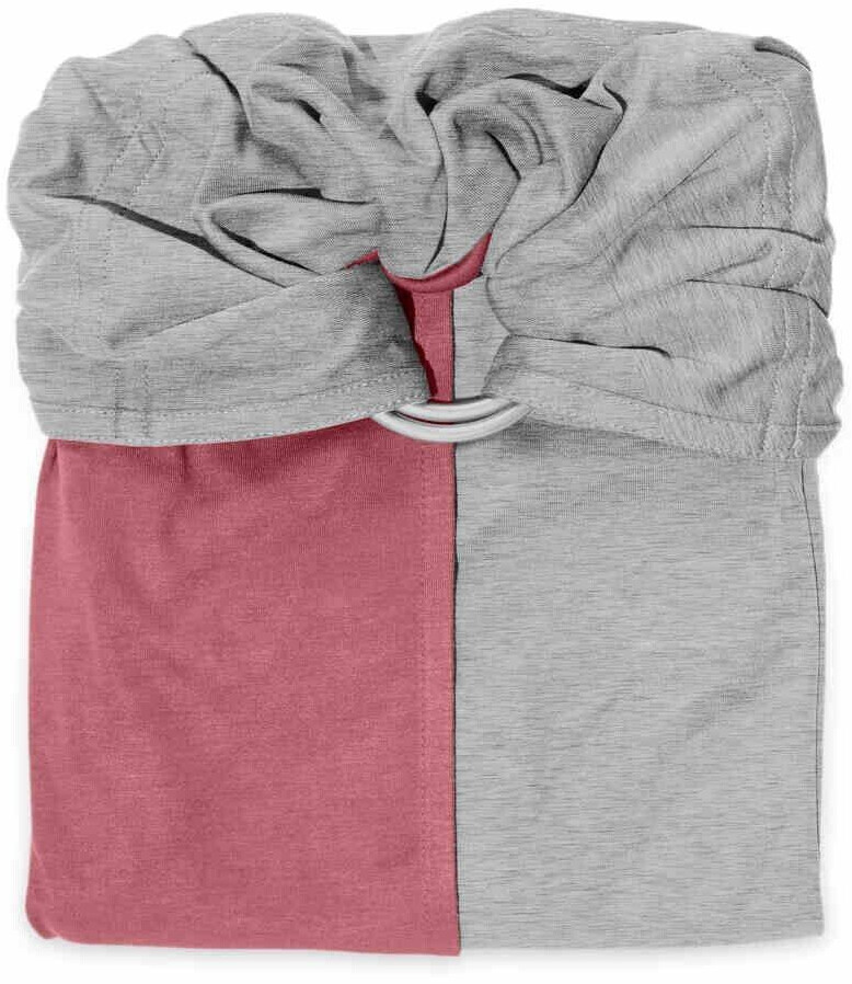 Je Porte Mon Bébé Petite écharpe sans noeud Chiné/Rosé