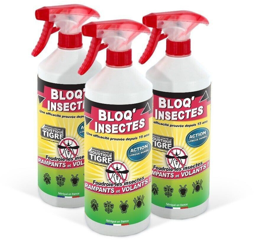 Bloq'Insectes Barrage aux insectes lot de 3 L