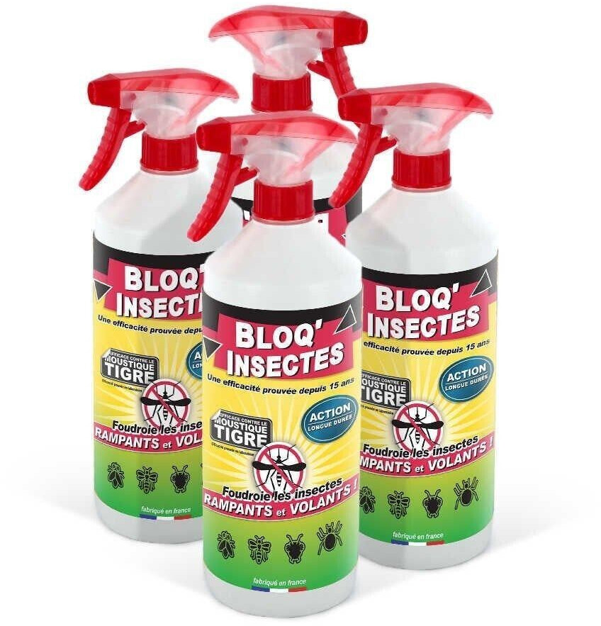 Bloq'Insectes Barrage aux insectes lot de 4 L pulvérisateur