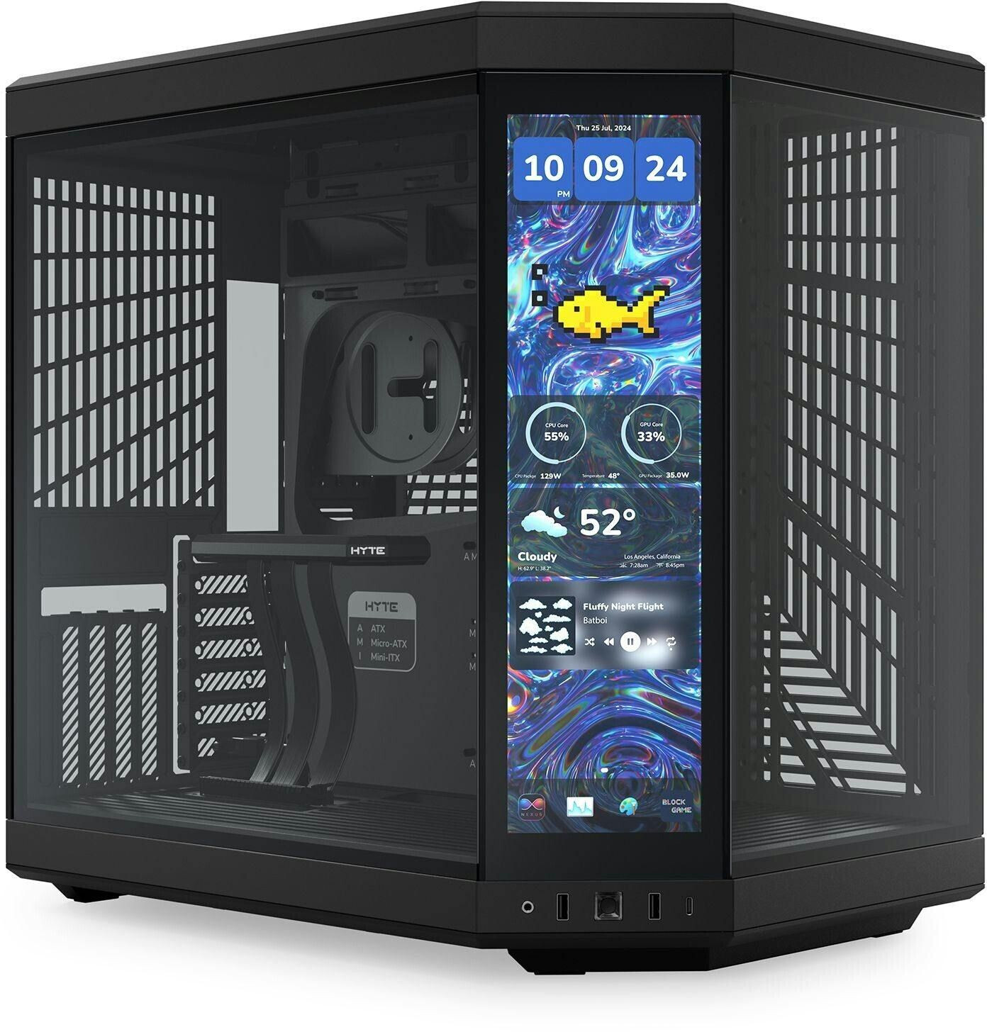 Hyte Y70 Touch Infinite Pitch Black