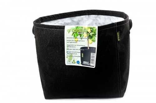 MiHa GmbH Gronest Vaso In Tessuto 4 Litri - Ecologico In PET Riciclato Per Idrocoltura, Giardinaggio E Piante D'Appartamento