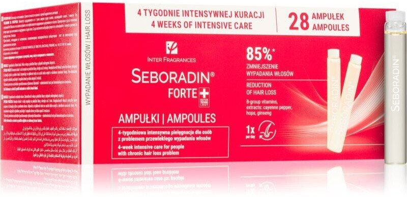 Seboradin Forte ampoule against hair loss (28 x 5.5ml)