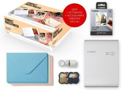 Canon SELPHY Square QX10 Kit créatif blanc