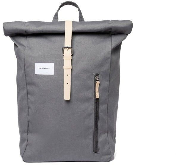 Sandqvist Dante stone grey / natural leather