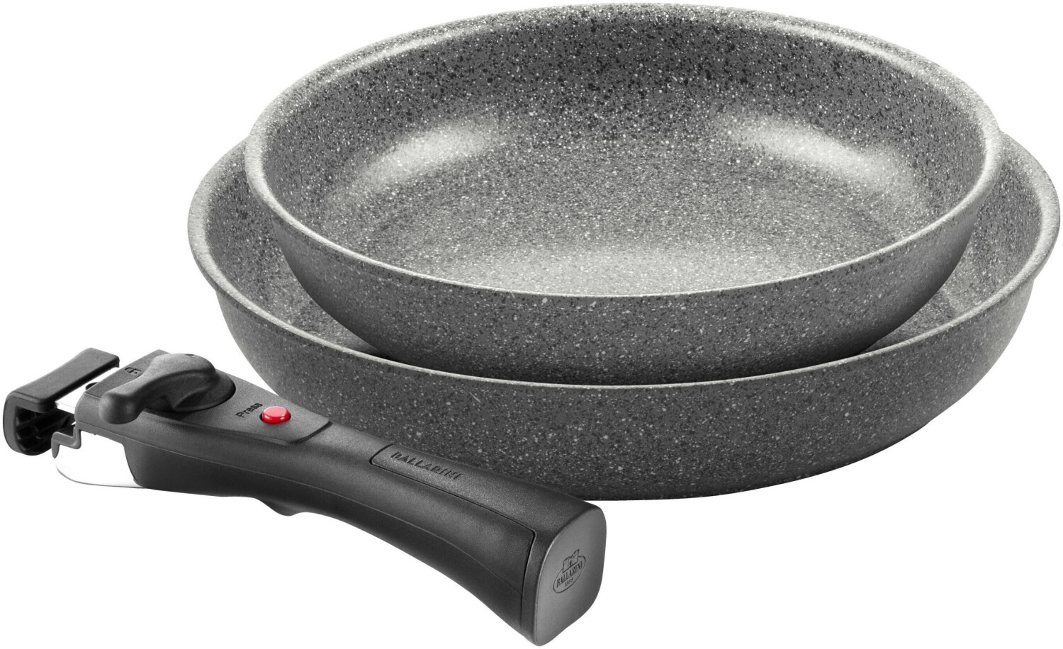 Ballarini Torre Fry Pan Set 24+28 cm 3 pcs. Grey