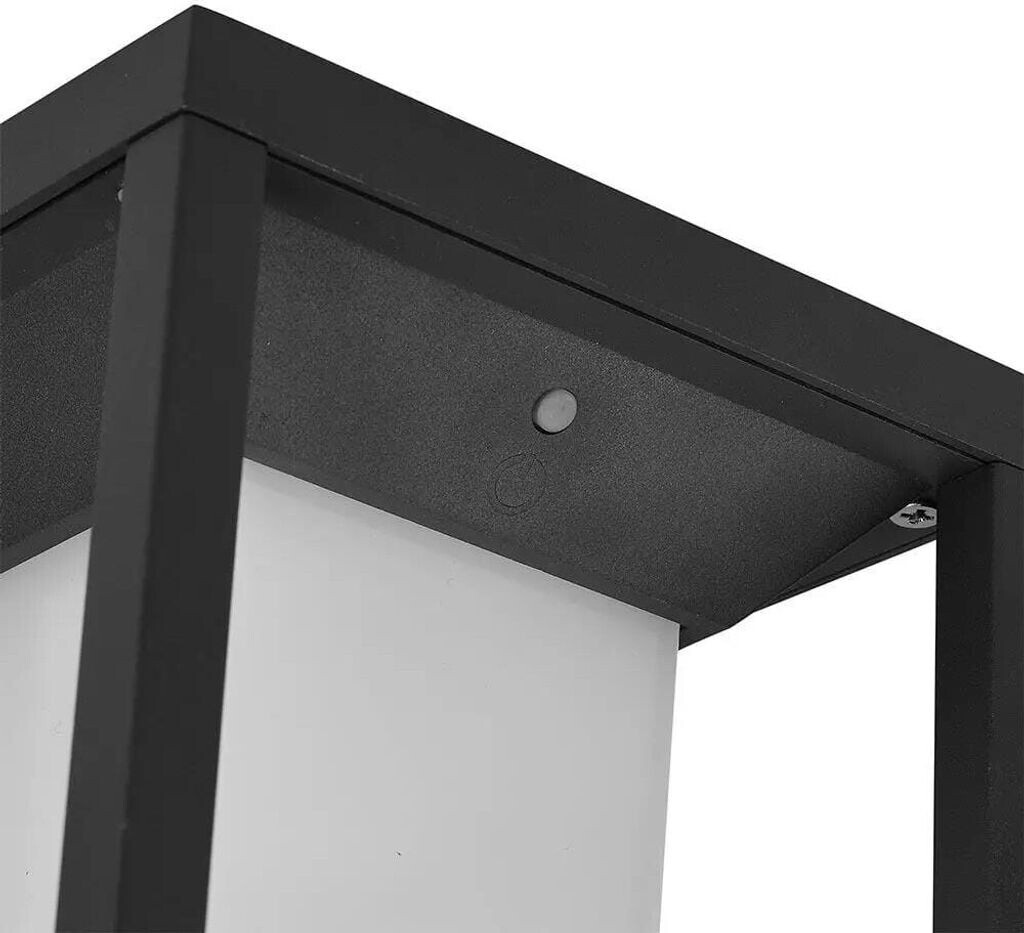 V-TAC 785 LED solar bollard light, gray, 3000 K, motion sensor