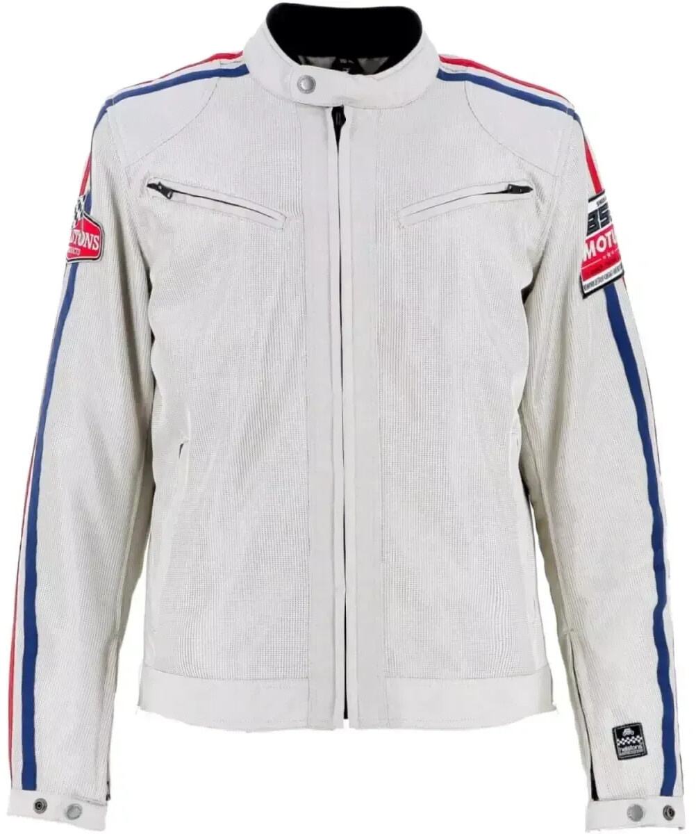 Helston's Blouson Racing Air Motul blanc