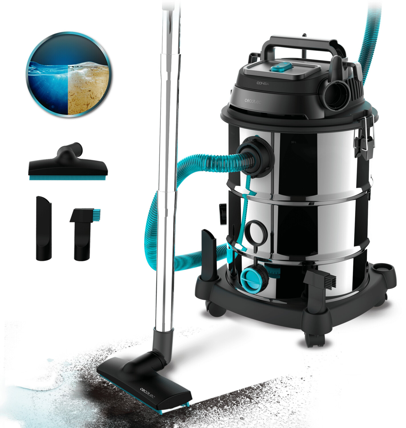 Cecotec Conga Rockstar Wet & Dry Steel Max Pro