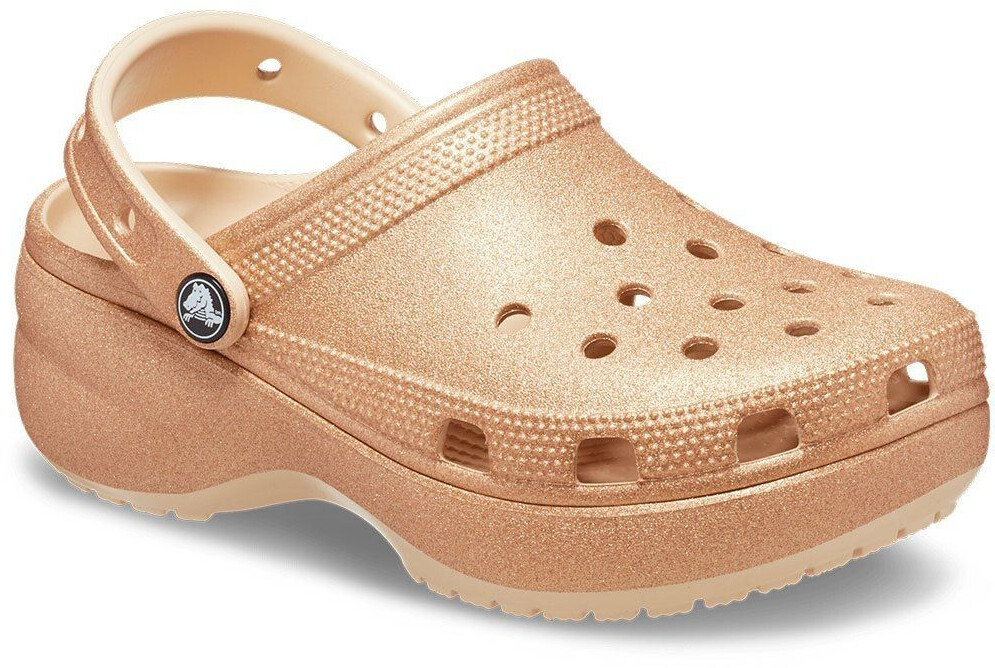 Crocs Classic Platform Glitter Clog 207241 shitake
